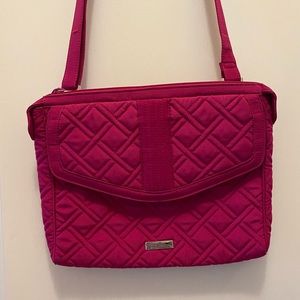 Vera Bradley pink quilted crossbody purse